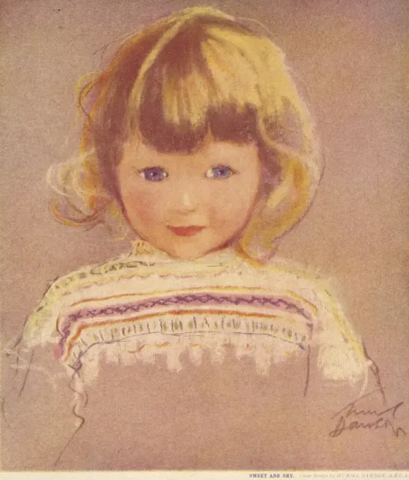 Framed Print : Sweet and Shy by Muriel Dawson Framed Print : Sweet and Shy by Muriel Dawson