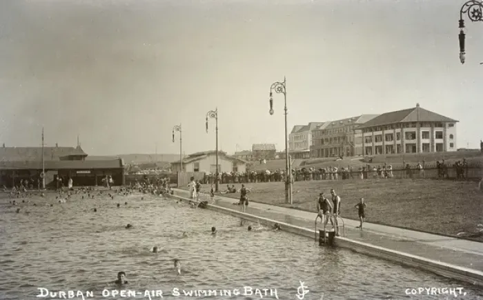 Framed Print : Swimming bath, Durban, Natal Province, South Africa Framed Print : Swimming bath, Durban, Natal Province, South Africa