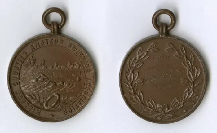 Framed Print : Swimming medal, Water Polo Championship Framed Print : Swimming medal, Water Polo Championship