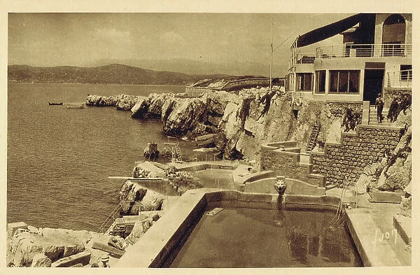 The swimming pool at Eden Roc, Cap d'Antibes, 1920s