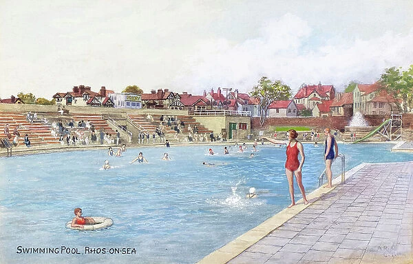 Swimming Pool, Rhos-on-Sea, Conwy, North Wales