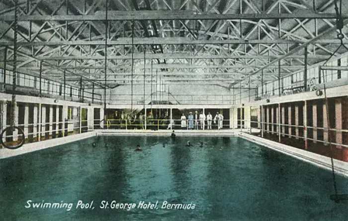 Framed Print : Swimming Pool - St. George Hotel, Bermuda Framed Print : Swimming Pool - St. George Hotel, Bermuda