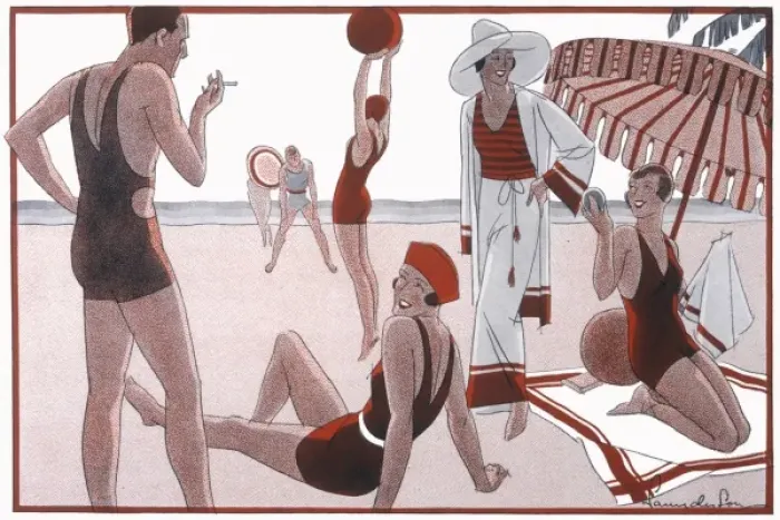 Framed Print : Swimwear Advert / 1934 Framed Print : Swimwear Advert / 1934