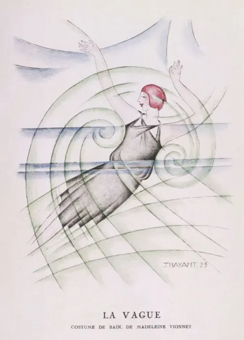 Framed Print : Swimwear by Vionnet Framed Print : Swimwear by Vionnet