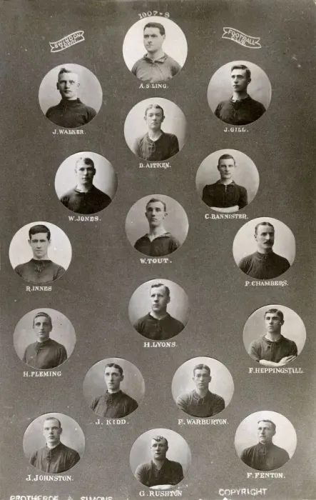 Framed Print : Swindon Town Football Club 1907-8 season Framed Print : Swindon Town Football Club 1907-8 season