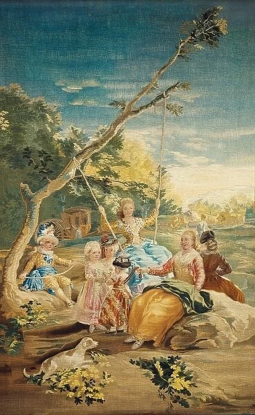 The Swing. GOYA Y LUCIENTES, Francisco de (1746-1828)
