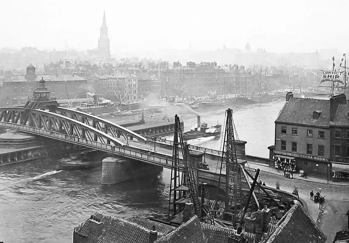 Framed Print : Swing Bridge, Newcastle upon Tyne Framed Print : Swing Bridge, Newcastle upon Tyne