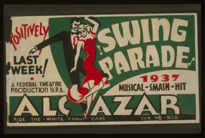 Framed Print : Swing parade 1937 musical smash hit positively last week! Sw Framed Print : Swing parade 1937 musical smash hit positively last week! Sw