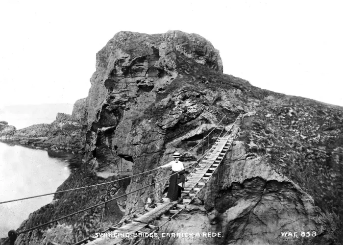 Framed Print : Swinging Bridge, Carrick-A-Rede Framed Print : Swinging Bridge, Carrick-A-Rede