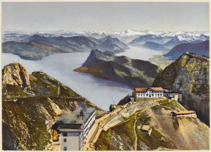 Framed Print : Swiss Alps / Pilatus 20C Framed Print : Swiss Alps / Pilatus 20C