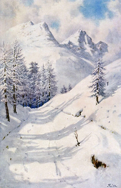 A SWISS PASS IN SNOW