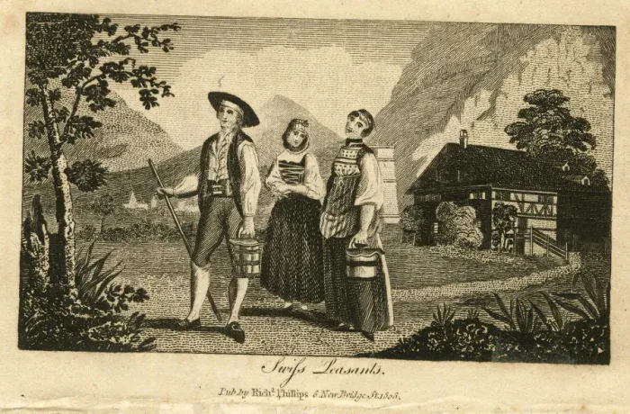 Framed Print : Swiss peasants Framed Print : Swiss peasants