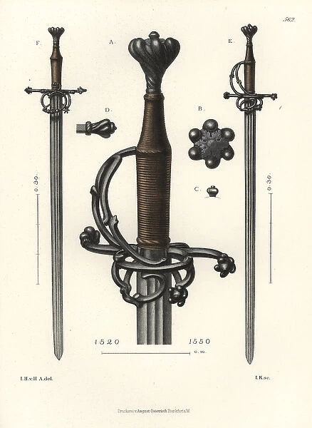 Swiss swords, early 16th century