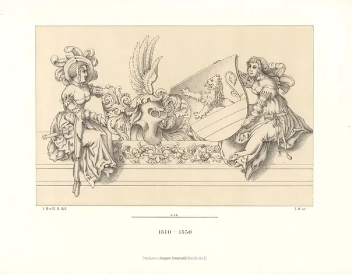 Framed Print : Swiss women holding a helmet and a heraldic shield Framed Print : Swiss women holding a helmet and a heraldic shield