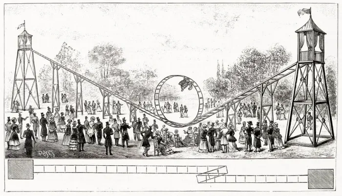 Framed Print : The Switchback ride at the Jardin de Frascati, Le Havre, France Framed Print : The Switchback ride at the Jardin de Frascati, Le Havre, France