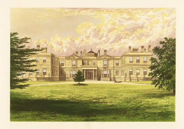 Framed Print : Swithland Hall, Leicestershire, England Framed Print : Swithland Hall, Leicestershire, England