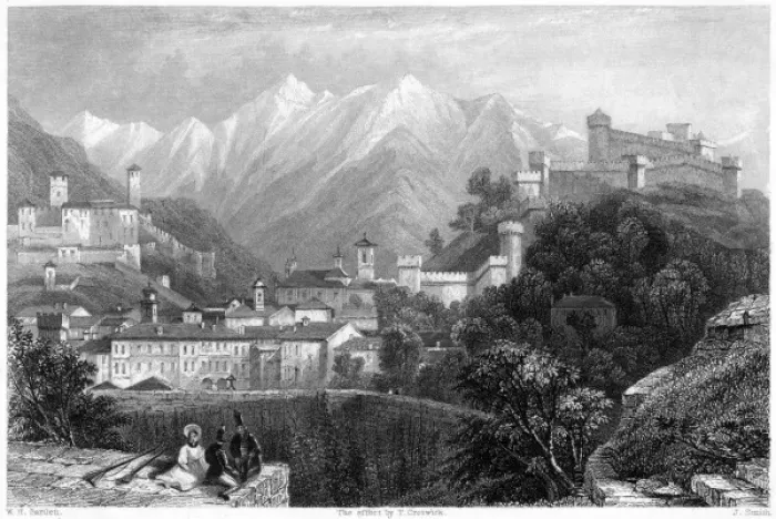 Framed Print : Switzerland Bellinzona Framed Print : Switzerland Bellinzona