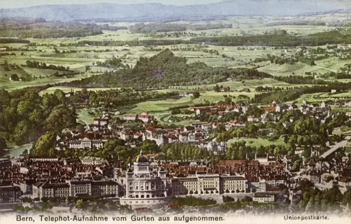 Framed Print : Switzerland - Bern - Aerial Photograph Framed Print : Switzerland - Bern - Aerial Photograph