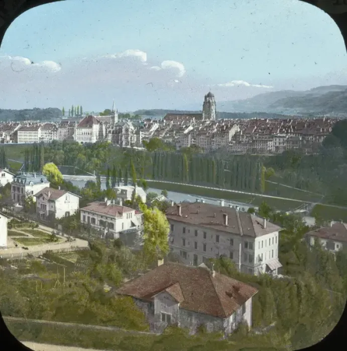 Framed Print : Switzerland - Berne. From Schaenzli Framed Print : Switzerland - Berne. From Schaenzli