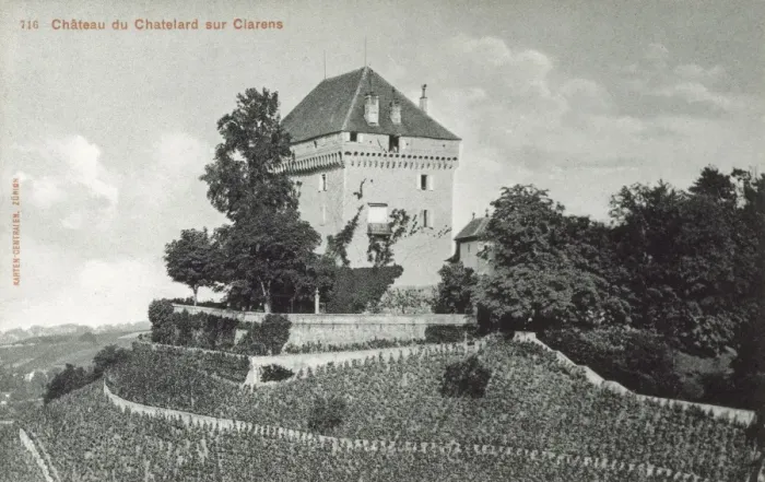 Framed Print : Switzerland - Chateau du Chatelard sur Clarens Framed Print : Switzerland - Chateau du Chatelard sur Clarens