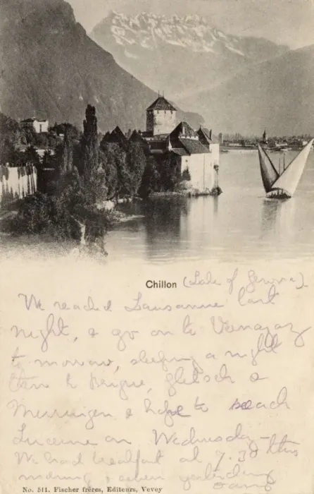 Framed Print : Switzerland - Chillon and Lake Geneva Framed Print : Switzerland - Chillon and Lake Geneva