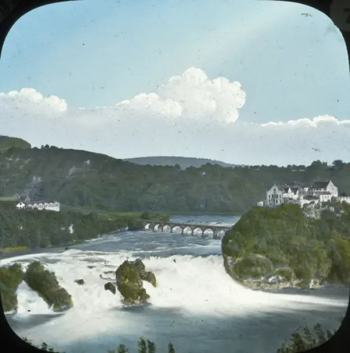 Framed Print : Switzerland - The Falls of the Rhine, Neuhausen Framed Print : Switzerland - The Falls of the Rhine, Neuhausen