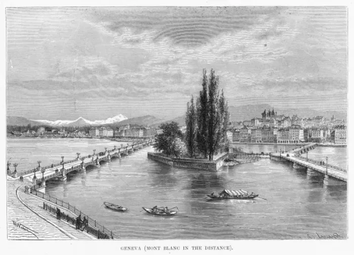 Framed Print : Switzerland Geneva Framed Print : Switzerland Geneva