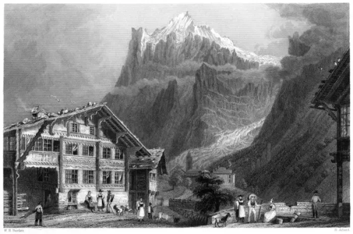 Framed Print : Switzerland Grindelwald Framed Print : Switzerland Grindelwald