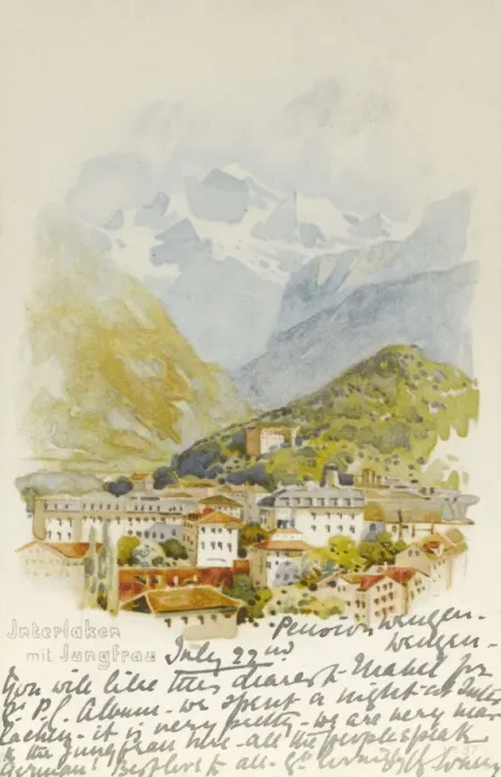 Framed Print : Switzerland - Interlaken and the Jungfrau Mountain Framed Print : Switzerland - Interlaken and the Jungfrau Mountain