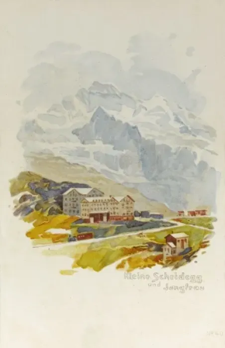 Framed Print : Switzerland - Kleine Scheidegg and the Jungfrau Mountain Framed Print : Switzerland - Kleine Scheidegg and the Jungfrau Mountain