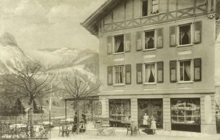 Framed Print : Switzerland - Les Avants - Boulangerie and Patisserie Framed Print : Switzerland - Les Avants - Boulangerie and Patisserie