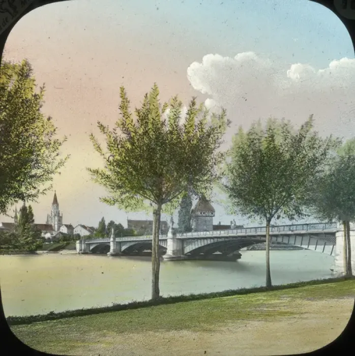Framed Print : Switzerland - The Rhine Bridge at Constance Framed Print : Switzerland - The Rhine Bridge at Constance