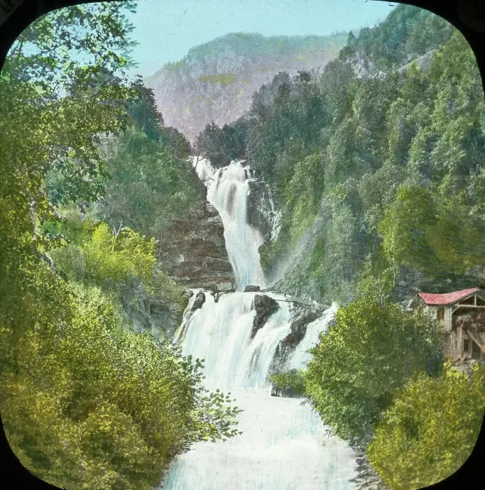 Framed Print : Switzerland - Rosenlaui, Falls of Reichenbach (1) Framed Print : Switzerland - Rosenlaui, Falls of Reichenbach (1)