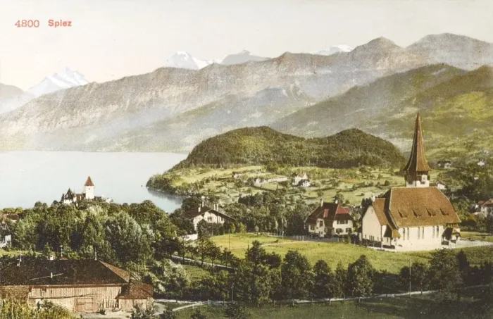 Framed Print : Switzerland - Spiez Framed Print : Switzerland - Spiez