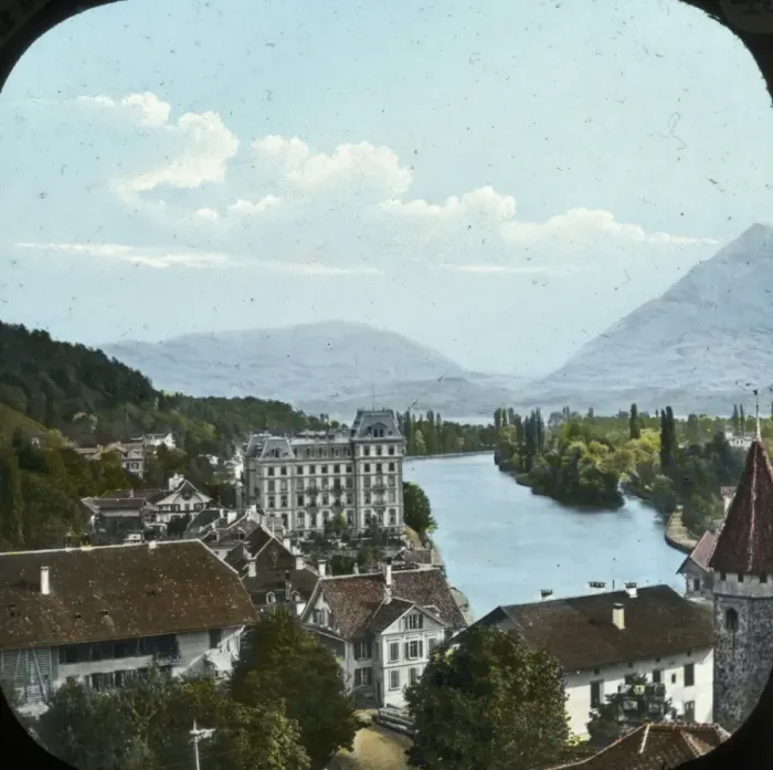 Framed Print : Switzerland - Thun, from the Churchyard Framed Print : Switzerland - Thun, from the Churchyard