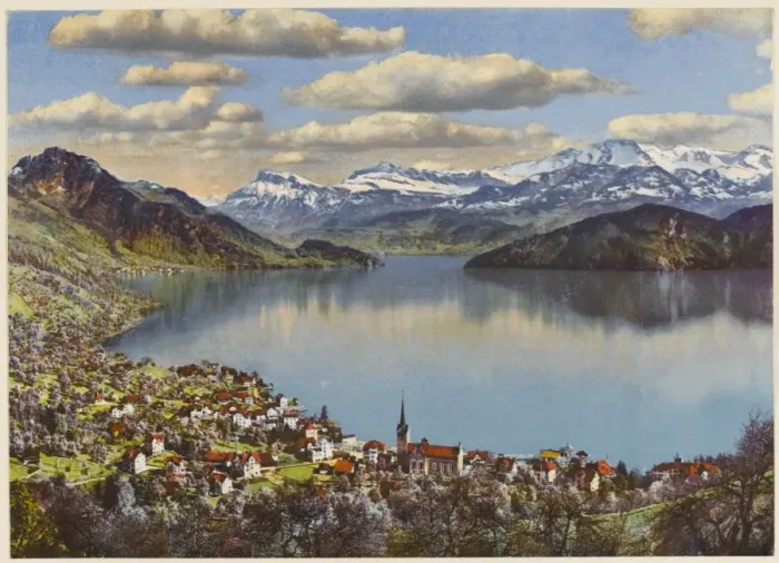 Framed Print : Switzerland / Weggis C20 Framed Print : Switzerland / Weggis C20