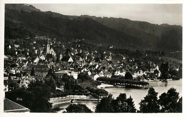Switzerland - Zug - view from the Zugersee