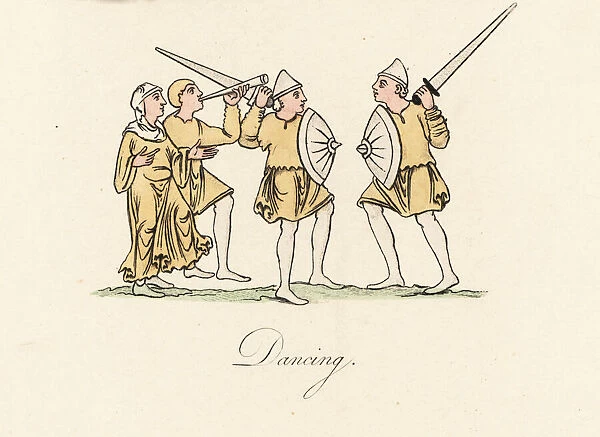 Sword dancing, 9th century