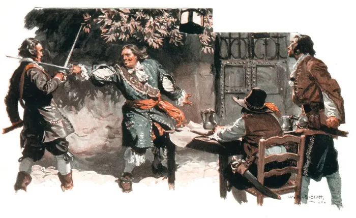 Framed Print : Sword Duel Framed Print : Sword Duel