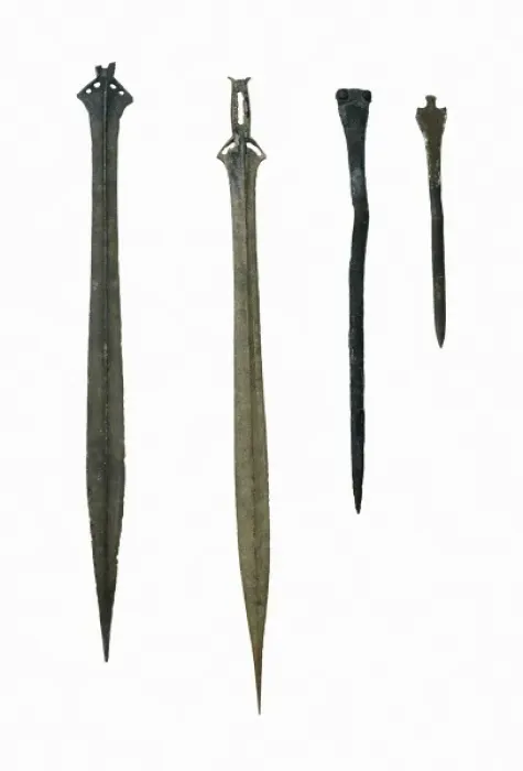 Framed Print : Swords and rapiers (8th c. BC. ). Bronze Age Framed Print : Swords and rapiers (8th c. BC. ). Bronze Age