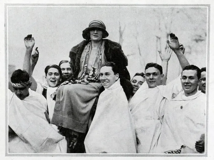 Framed Print : Sybil Thorndike and Students Framed Print : Sybil Thorndike and Students