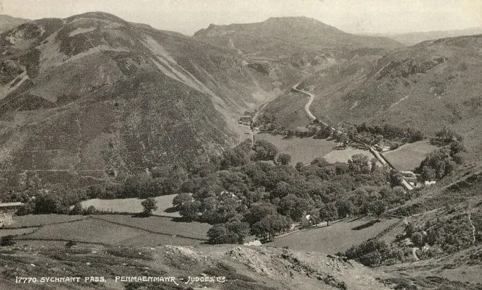 Framed Print : Sychnant Pass, Penmaenmawr - Judges postcard 1936 Framed Print : Sychnant Pass, Penmaenmawr - Judges postcard 1936