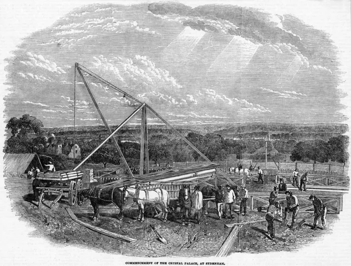 Framed Print : SYDENHAM WORK STARTS Framed Print : SYDENHAM WORK STARTS