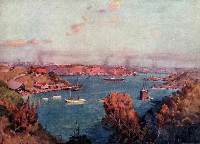 Framed Print : Sydney From Bay Road Framed Print : Sydney From Bay Road