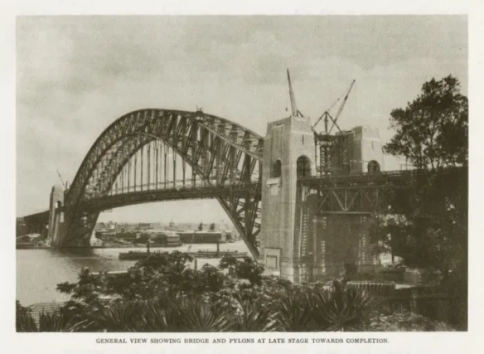 Framed Print : Sydney Harbour Bridge: general view Framed Print : Sydney Harbour Bridge: general view