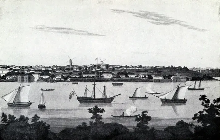 Framed Print : Sydney as Macquarie Found It Framed Print : Sydney as Macquarie Found It