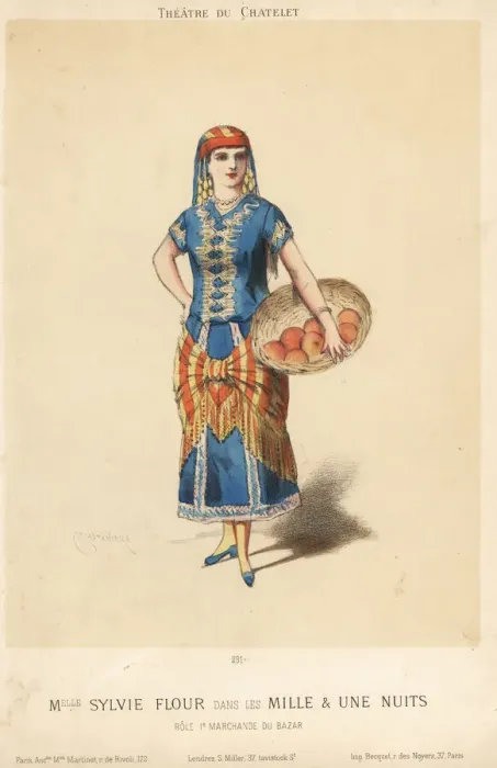 Framed Print : Sylvie Flour in Mille & Une Nuits at the Theatre du Framed Print : Sylvie Flour in Mille & Une Nuits at the Theatre du