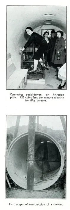 Framed Print : Synthaprufe air raid shelters, WW2 Framed Print : Synthaprufe air raid shelters, WW2