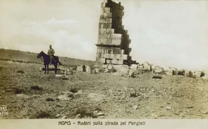Framed Print : Syria - Ancient Ruins on the Road to Mergheb Framed Print : Syria - Ancient Ruins on the Road to Mergheb