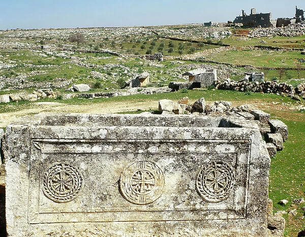 Syria. Dead Cities. Serjilla. Remains of the necropolis